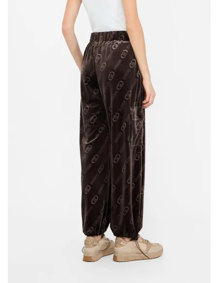 Chenille Jogging Pants With Liu Jo Logo