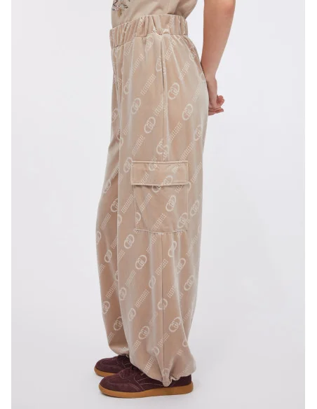 Chenille Jogging Pants With Liu Jo Logo