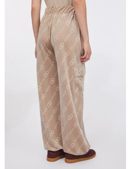 Chenille Jogging Pants With Liu Jo Logo