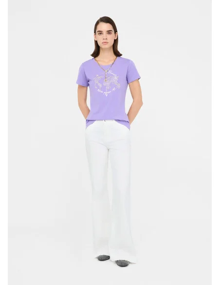 Liu Jo Laminated Print T-shirt