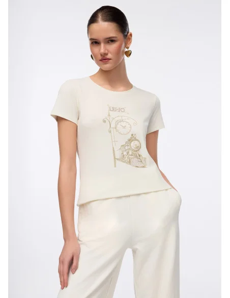 Liu Jo Laminated Print T-shirt