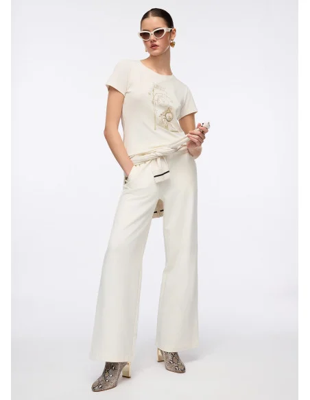 Liu Jo Laminated Print T-shirt