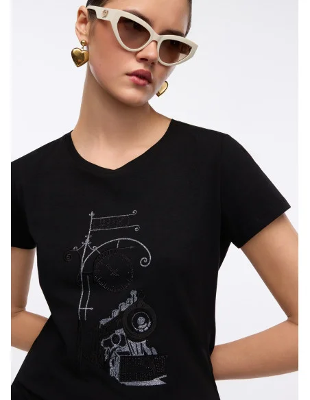 Liu Jo Laminated Print T-shirt
