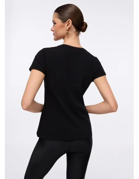 Liu Jo - T-shirt imprimé laminé