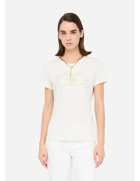Liu Jo Laminated Print T-shirt