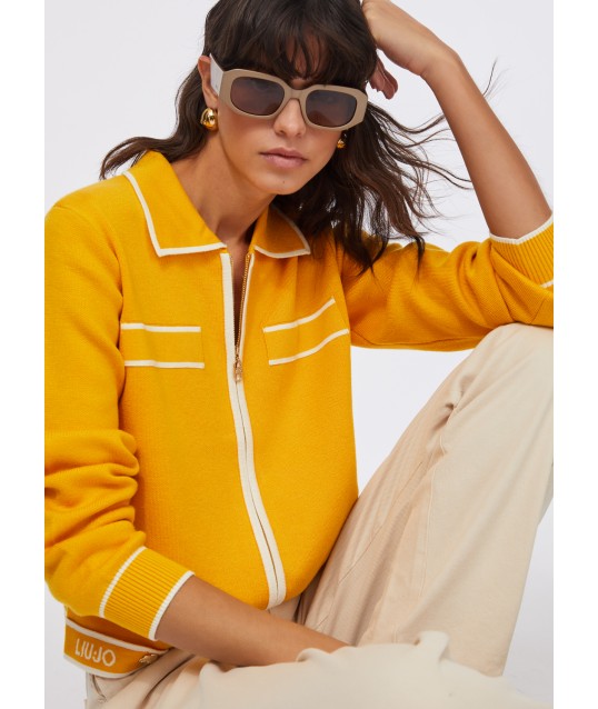Cardigan Con Zip Liu Jo