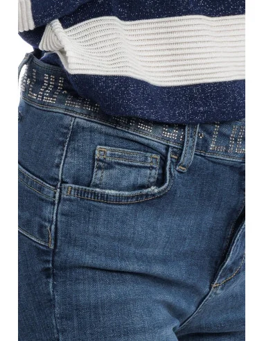 Denim avec corsage à strass Liu Jo