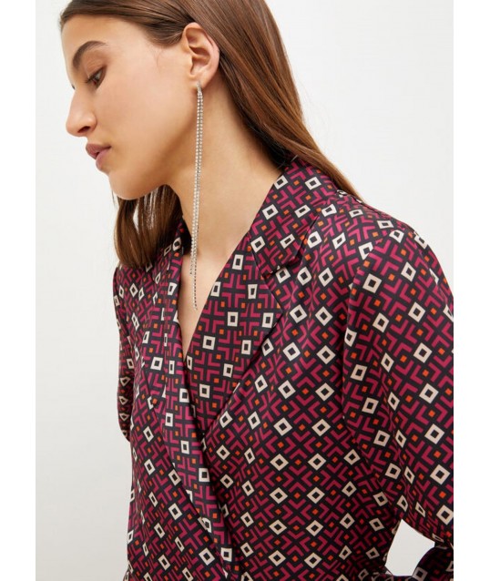 Liu Jo - Robe à imprimé croisé géométrique