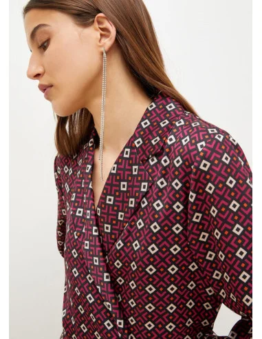 Liu Jo Geometric Cross Print Dress