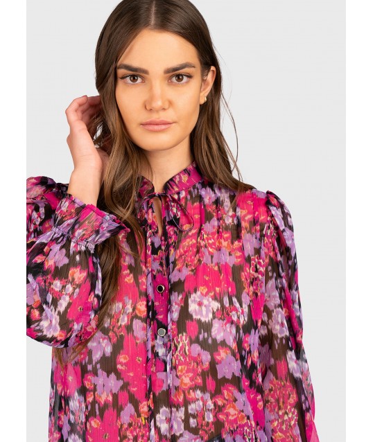 Shirt With Floral Pattern Liu Jo