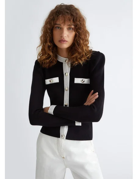 Cardigan In Maglia Liu Jo