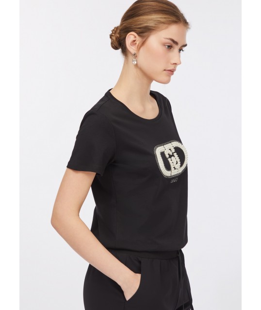 T-shirt en coton Liu Jo