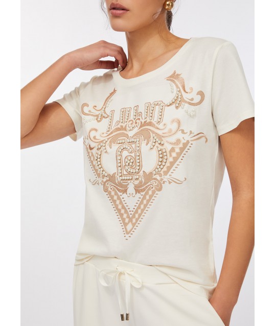 T-shirt en coton Liu Jo