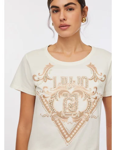 T-shirt In Cotone Liu Jo