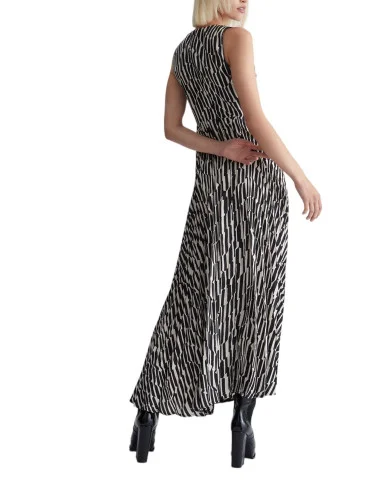 Liu Jo - Robe longue à motifs zébrés
