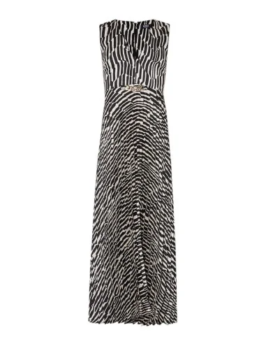 Liu Jo - Robe longue à motifs zébrés