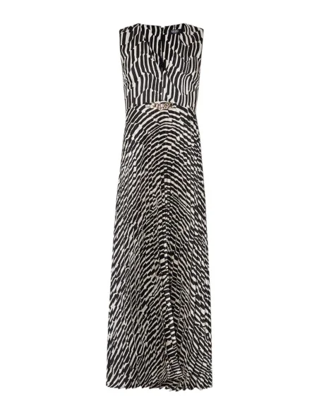 Liu Jo - Robe longue à motifs zébrés
