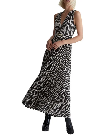 Liu Jo Zebra Patterned Long Dress