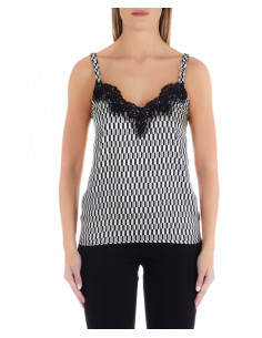 Liu Jo - Top en dentelle à motifs abstraits