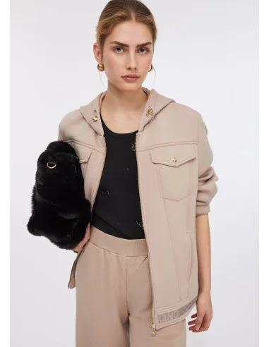 Giacca In Scuba E Nylon Liu Jo