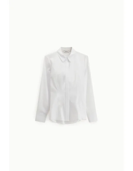 Camicia Con Colletto Classico E Bottoni Nascosti Dixie