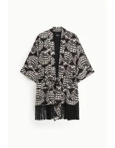 Blazer à franges et imprimé Dixie