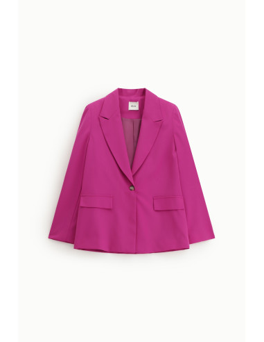 Dixie Blazer boutonné avec poches à rabat