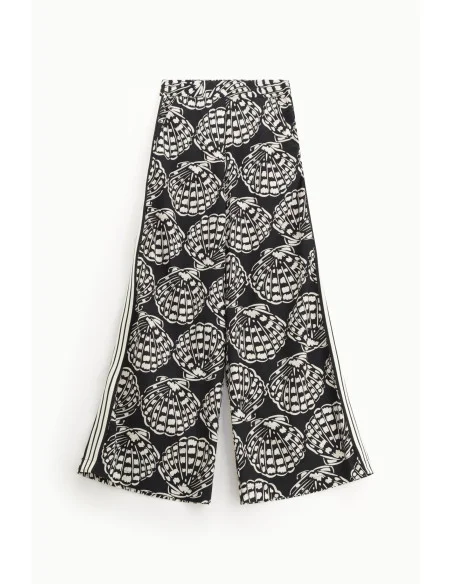 Palazzo Trousers with Graphic Patterns Dixie