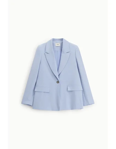 Blazer à boutonnage simple avec poches à rabat Dixie