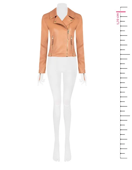 Veste en simili cuir Rinascimento