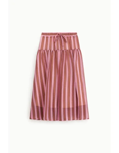 Striped Skirt With Elasticated Waistband Dixie
