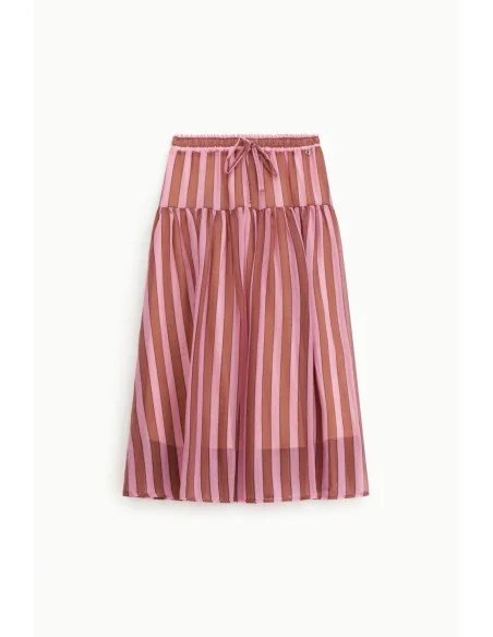 Jupe à rayures avec ceinture élastique Dixie