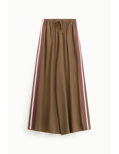 Pantaloni Palazzo Con Bande Laterali Dixie