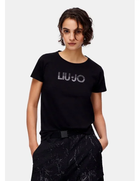 Liu Jo T-Shirt With Rhinestones
