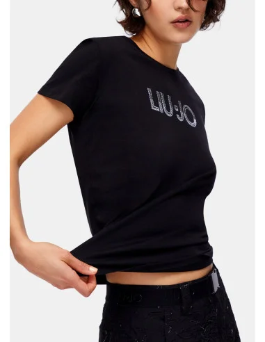 Liu Jo T-Shirt With Rhinestones