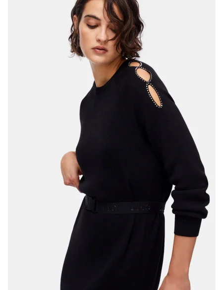 Abito In Maglia Con Cut-Out Liu Jo