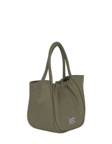 Maxi Leatherette Hand Bag With Removable Internal Clutch and Removable Shoulder Strap Rinascimento