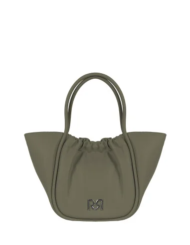Maxi Leatherette Hand Bag With Removable Internal Clutch and Removable Shoulder Strap Rinascimento