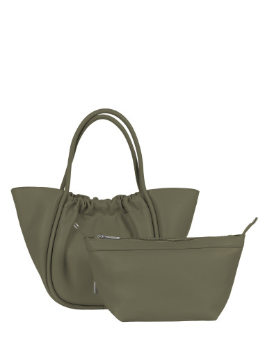 Borsa A Mano Maxi In Similpelle Con Pochette Interna Estraibile E Tracolla Removibile Rinascimento