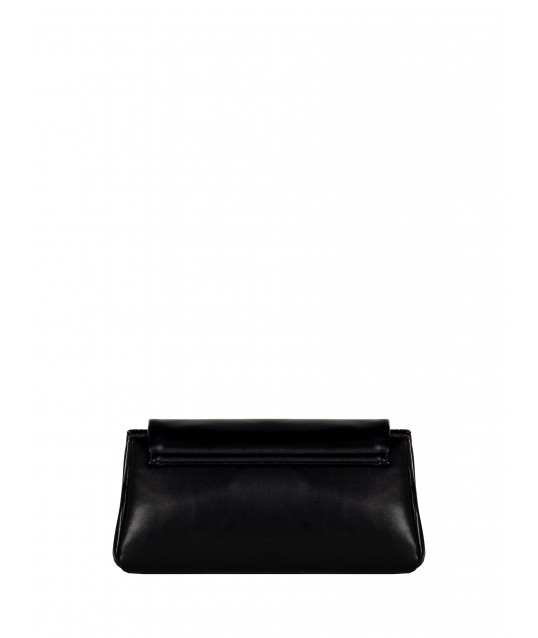 Sac à bandoulière en simili-cuir avec logo, poignée en chaîne et sangle réglable amovible Rinascimento