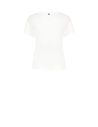 T-Shirt Regular In Cotone Con Stampa Bimba E Strass Rinascimento