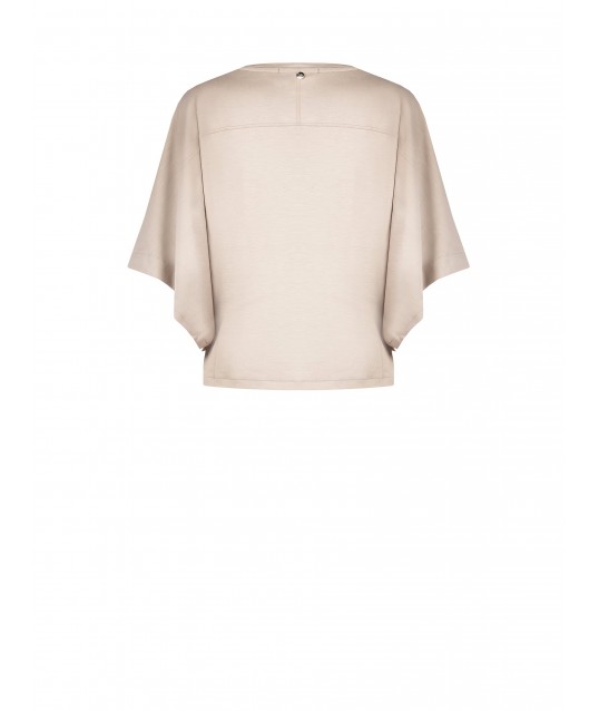 Rinascimento Viscose Blend Over Short Sweatshirt