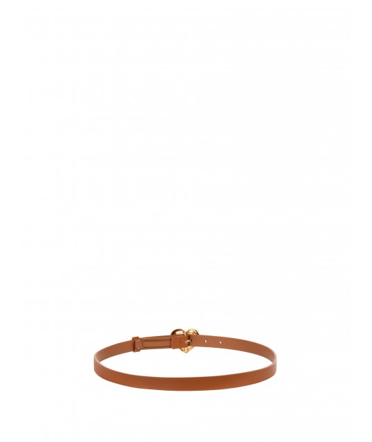 Rigid Rigid Leatherette Belt With Heart Buckle Rinascimento