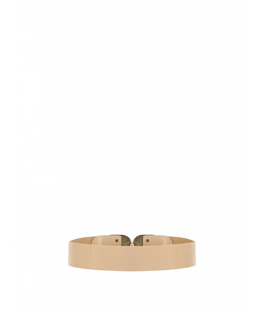Ceinture élastique avec boucles de bijoux carrés et micro pierres Rinascimento