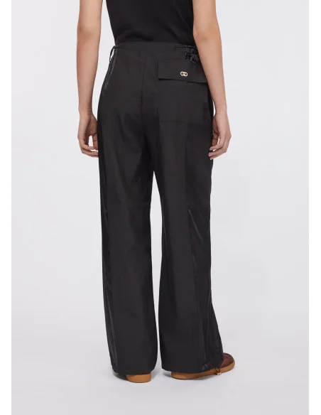Pantalon de jogging en nylon et satin Liu Jo