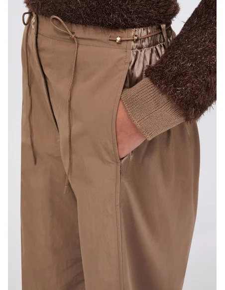 Liu Jo Nylon And Satin Jogging Pants