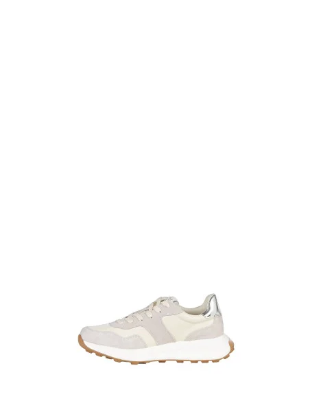 Two-tone Leather and Suede Sneaker with Rr Logo Rinascimento