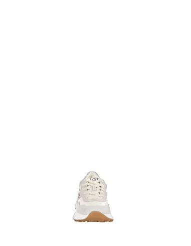 Sneaker Bicolor In Similpelle E Camoscio Con Logo Rr Rinascimento
