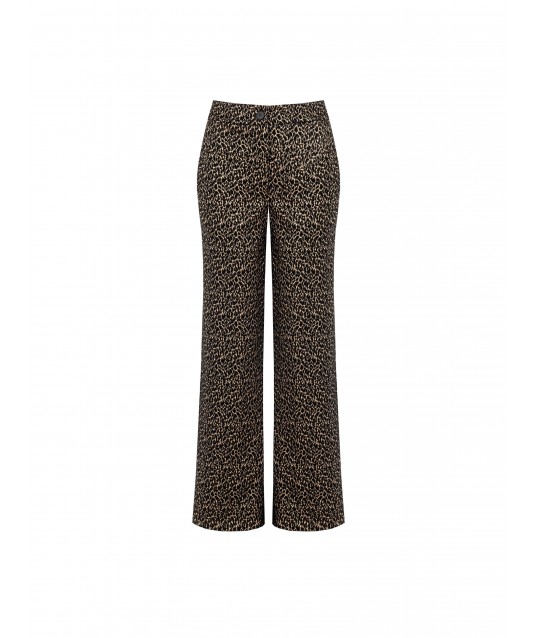 Pantalon droit à pois avec poches Rinascimento