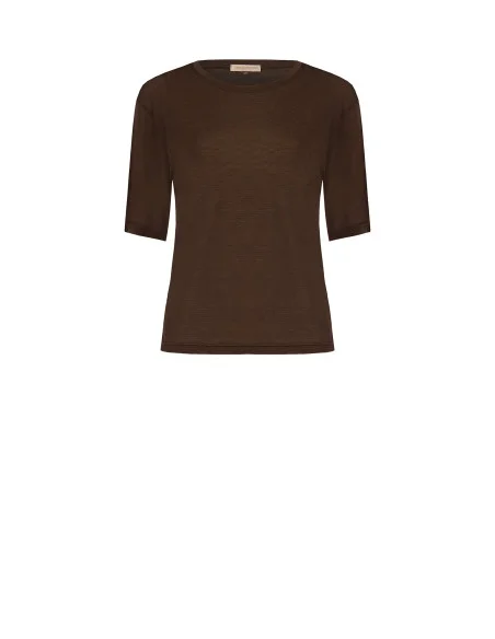 T-Shirt Regular En Viscose Ultralight Rinascimento